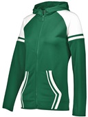 Holloway Ladies Retro Grade Jacket FOREST/WHITE Pocket