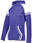 Holloway Ladies Retro Grade Jacket PURPLE/WHITE Pocket