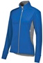  Ladies Girls Ziped Pockets Jacket (Black,Carbon,Navy,Royal,Red) ROYAL/CARBON HEATHER Pocket