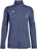 Under Armour Womens Girls Rival Knit Jacket MIDNIGHT NAVY Pocket
