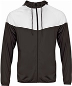 Badger Adult Youth Sprint Outer Core Jacket BLACK/WHITE Pocket