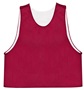 Badger Men Youth C2 Reversible Mesh Pinnie Outside: RED, Inside: WHITE Front