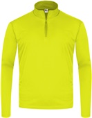 C2 Adult Youth Womens 1/4 Zip Jacket SAFETY YELLOW Pocket