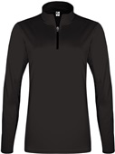 C2 Adult Youth Womens 1/4 Zip Jacket BLACK Pocket