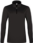 C2 Adult Youth Womens 1/4 Zip Jacket BLACK Pocket