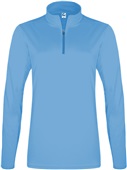 C2 Adult Youth Womens 1/4 Zip Jacket COLUMBIA BLUE Pocket