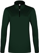 C2 Adult Youth Womens 1/4 Zip Jacket FOREST Pocket