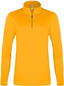 C2 Adult Youth Womens 1/4 Zip Jacket GOLD Pocket