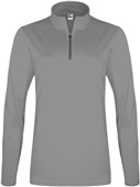 C2 Adult Youth Womens 1/4 Zip Jacket SILVER Pocket