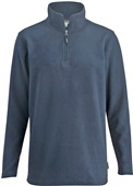 Edwards Unisex 1/4 Zip Microfleece Pullover Jacket 007 - NAVY Pocket