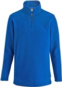 Edwards Unisex 1/4 Zip Microfleece Pullover Jacket 041 - ROYAL Pocket