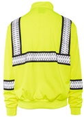 Game Sportswear G-CLIPSE Line Survivor Job Shirt with Contrasting & Segmented Tape NEON LIME Back