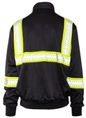Game Sportswear G-CLIPSE Line Survivor Job Shirt with Contrasting & Segmented Tape BLACK Back