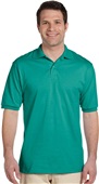Jerzees Adult 5.6 oz. SpotShield Jersey Polo 437 JADE Pocket