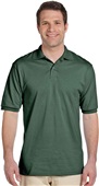 Jerzees Adult 5.6 oz. SpotShield Jersey Polo 437 Forest Green Pocket
