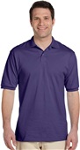 Jerzees Adult 5.6 oz. SpotShield Jersey Polo 437 DEEP PURPLE Pocket