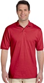 Jerzees Adult 5.6 oz. SpotShield Jersey Polo 437 TRUE RED Pocket