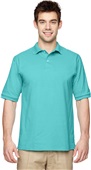 Jerzees Adult 5.6 oz. SpotShield Jersey Polo 437 SCUBA BLUE Pocket