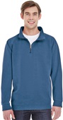 Comfort Colors Adult Quarter-Zip Sweatshirt TRUE NAVY Pocket