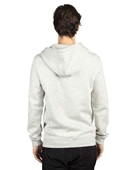 Threadfast Unisex Ultimate Full-Zip Hooded Jacket OATMEAL HEATHER Back
