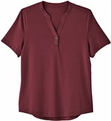 North End Ladies' Jaq Snap-Up Stretch Perform Polo BURGUNDY Pocket