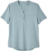 North End Ladies' Jaq Snap-Up Stretch Perform Polo OPAL BLUE Pocket