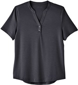 North End Ladies' Jaq Snap-Up Stretch Perform Polo BLACK Pocket