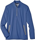 North End Men's Quest Stretch Quarter-Zip CLASSC NAVY/ CARBON Pocket