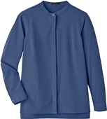 North End Ladies Borough Stretch Performance Shirt CLASSIC NAVY Pocket