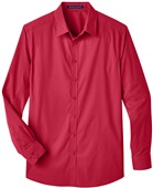 Devon & Jones Men's CrownLux Performance Shirt RED Pocket