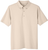 UltraClub Men's Lakeshore Performance Polo STONE Pocket