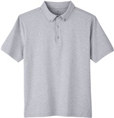 UltraClub Men's Lakeshore Performance Polo HEATHER GREY Pocket