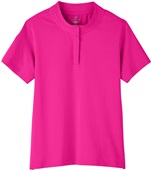 UltraClub Ladies' Lakeshore Performance Polo HELICONIA Pocket