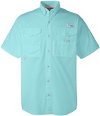 Columbia Men's Bonehead Short-Sleeve Shirt GULF STREAM Pocket