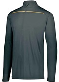 Adult Wicking 1/4 Zip Pullover (Black,Forest,Graphite,Kelly,Maroon,Navy,Purple,Royal,Red,White) BLACK/GOLD Pocket