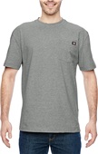 Dickies Unisex Short-Sleeve Heavyweight T-Shirt HEATHER GREY Pocket