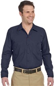 Dickies Mens Industrial Long-Sleeve Work Shirt DARK NAVY Pocket