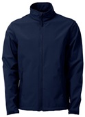 Zorrel Aspen Mens Long Sleeve Soft Shell Jacket Z4080 NAVY Pocket