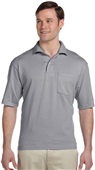 Jerzees Adult 5.6 oz. SpotShield Jersey Polo OXFORD Pocket