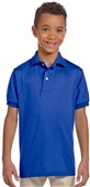 Jerzees Youth 5.6 oz. SpotShield Jersey Polo 437Y ROYAL Pocket