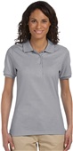Jerzees Ladies 5.6 oz. SpotShield Jersey Polo 437W OXFORD Pocket