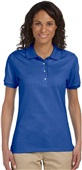 Jerzees Ladies 5.6 oz. SpotShield Jersey Polo 437W ROYAL Pocket