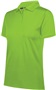 Womens, Side vented, 3-Button, UV Protected Polo Shirt LIME Pocket