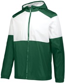 Holloway Adult/Youth SeriesX Jacket DARK GREEN/WHITE Pocket