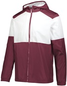 Holloway Adult/Youth SeriesX Jacket MAROON/WHITE Pocket