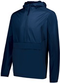 Holloway Adult Youth 1/2 Zip Pack Pullover Jacket NAVY Pocket