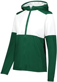 Holloway Ladies SeriesX Jacket DARK GREEN/WHITE Pocket