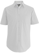 Edwards Mens SS Essential Broadcloth Shirts 000 - WHITE Pocket