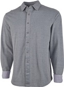Charles River Mens Naugatuck Shirt GREY CHAMBRAY Pocket