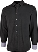 Charles River Mens Naugatuck Shirt BLACK Pocket